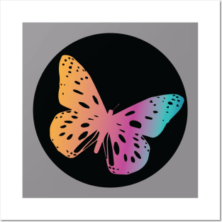 Retro butterfly Posters and Art